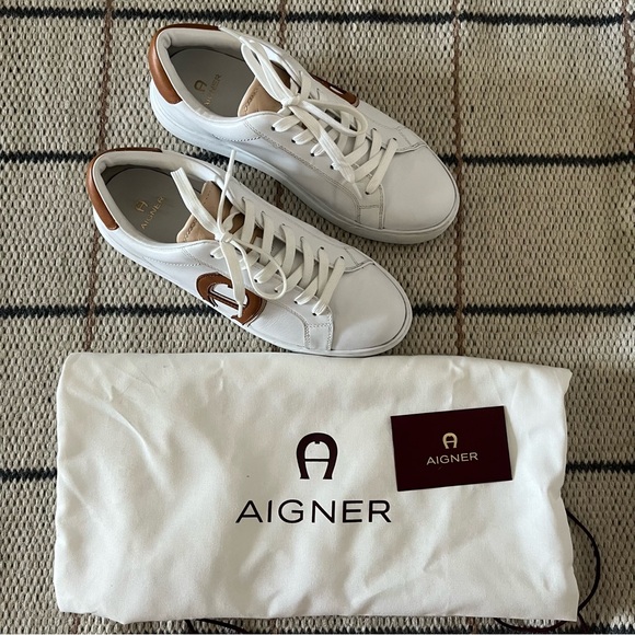 Etienne Aigner Shoes Aigner White Sneakers Poshmark Etienne Aigner Shoes Aigner White Sneakers Poshmark